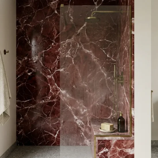 Red Marble Bathroom Ideas: 13 Ways to Use the Stone Without Overdoing It