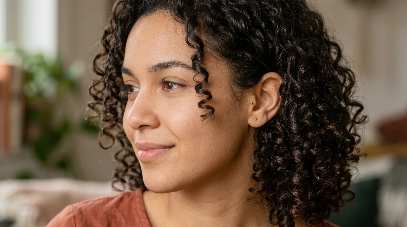 Long fine hair displaying uniform wave density from roots to ends after a piggyback double-rod perm wrap.