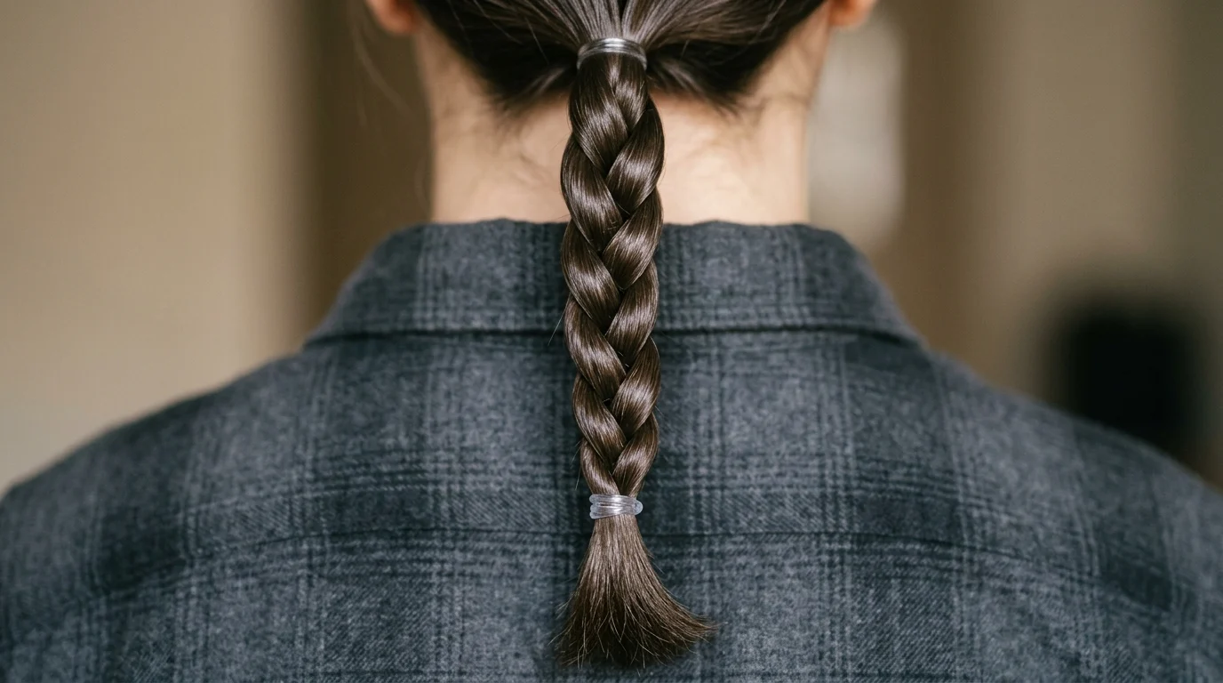 Structured two-strand rope braid showing tight uniform twists down the spine